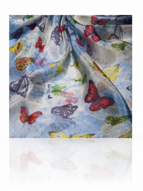 Палантин Женский S-VINATGE.BUTTERFLY/BLUE